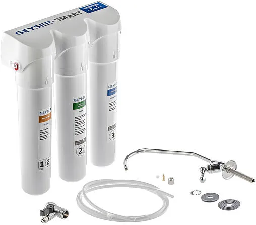 Фильтр под мойку для жесткой воды Гейзер Смарт 16028