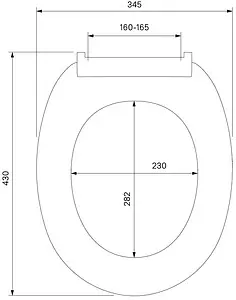 Крышка-сиденье для унитаза IDDIS PP Seat Cover белый ID 01 046.1 bel, 2
