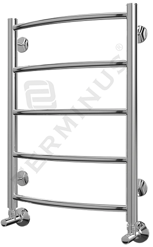 Полотенцесушитель водяной лесенка Terminus Классик П5 400х596 полированная сталь 4670030726216