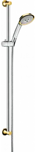 Душевая стойка Hansgrohe Raindance Classic 100 3jet 65см хром/золото 27841090, 1