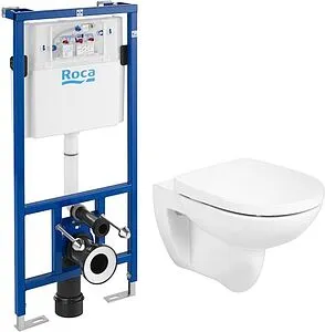 Комплект 4 в 1 Roca Debba Round Rimless Set 1.3, 1