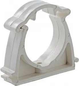 Клипса с защелкой D=50мм белый Valtec VT.KP.F.050, 1