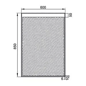 Зеркало с подсветкой Aquanet Палермо 6085 00196641 Зеркало с подсветкой Aquanet Палермо 6085 00196641, 2