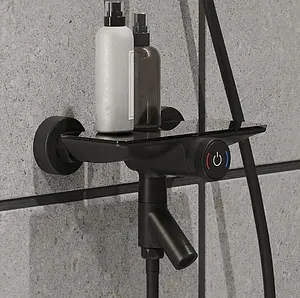 Смеситель для ванны IDDIS Shelfy чёрный матовый SHEBLBTi02WA Смеситель для ванны IDDIS Shelfy чёрный матовый SHEBLBTi02WA, 5