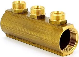 Коллектор распределительный проходной 3 отвода 1¼"в/в x ¾"ек Tiemme 1970068 Коллектор распределительный проходной 3 отвода 1¼"в/в x ¾"ек Tiemme 1970068, 4