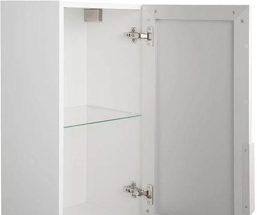 Шкаф-пенал подвесной Cersanit Stillo 35 серый хром/белый P-SL-STL Шкаф-пенал подвесной Cersanit Stillo 35 серый хром/белый P-SL-STL