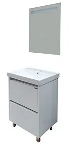 Тумба-умывальник напольный Comforty Дублин 60 белый 00004137134CF, 3