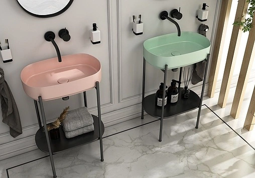 Раковина ISVEA Infinity 55 мятный 10NF65055-2T