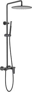 Душевая система со смесителем для ванны Aquatek Лира чёрный матовый AQ2440MB Душевая система со смесителем для ванны Aquatek Лира чёрный матовый AQ2440MB, 1