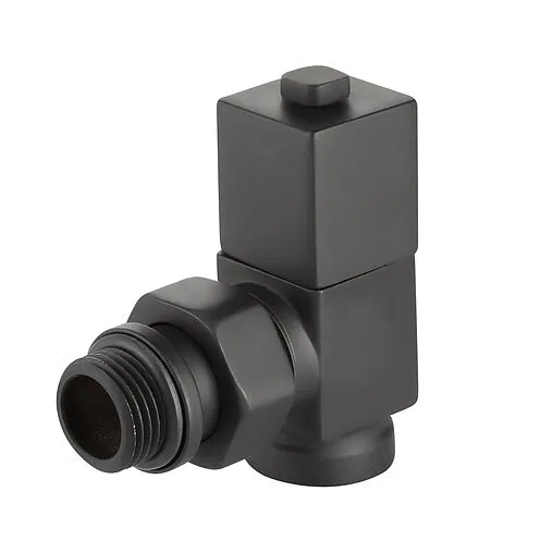 Комплект вентилей запорных угловых ½" в/н Royal Thermo Cube черный RTE 56.0009 Комплект вентилей запорных угловых ½" в/н Royal Thermo Cube черный RTE 56.0009