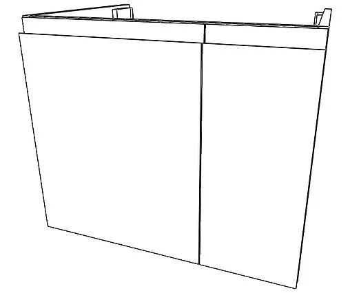 Тумба под умывальник подвесная Домино Graffo 60 графит DGr2406T