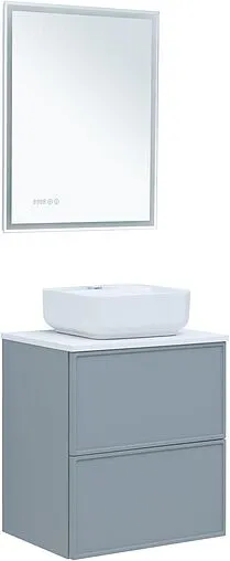 Тумба-умывальник Aquanet Арт 60 мисти грин 00313274+00306390