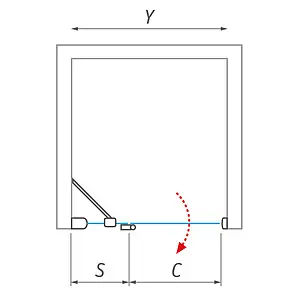 Дверь в нишу 1000мм прозрачное стекло Roltechnik Hitech Line HBN1/1000 287-1000000-06-02 Дверь в нишу 1000мм прозрачное стекло Roltechnik Hitech Line HBN1/1000 287-1000000-06-02, 2