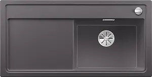 Мойка кухонная Blanco Zenar XL 6S 100 R тёмная скала 523965 Мойка кухонная Blanco Zenar XL 6S 100 R тёмная скала 523965, 1
