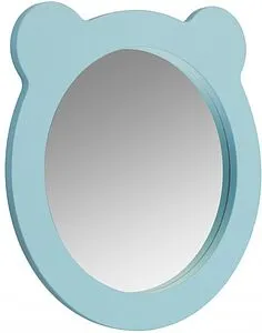 Зеркало Aquaton Каспер Мишка 50 голубой матовый 1A283302CR0E0, 3