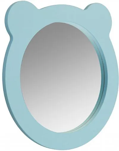 Зеркало Aquaton Каспер Мишка 50 голубой матовый 1A283302CR0E0
