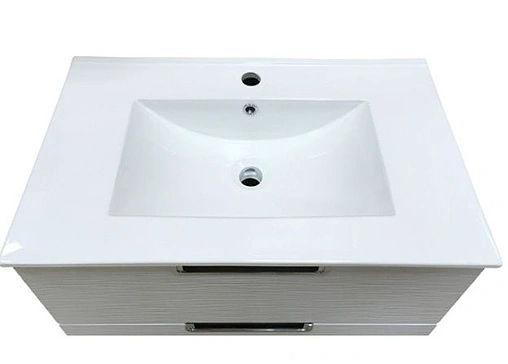 Тумба-умывальник подвесная Comforty Генуя 75 белый