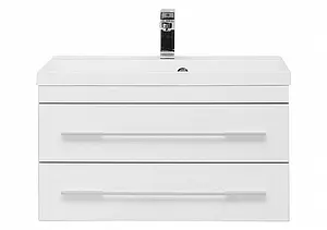 Тумба под умывальник подвесная Aquanet Верона 75 белый 00176669, 5