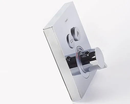 Термостат для 2 потребителей Hansgrohe ShowerSelect хром 15763000 Термостат для 2 потребителей Hansgrohe ShowerSelect хром 15763000