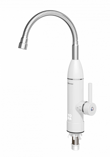 Кран-водонагреватель проточный Thermex Yoga 3000 белый/хром 211032