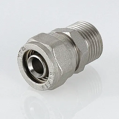 Муфта компрессионная переходная 16мм x ½"н Valtec VTm.301.N.001604 Муфта компрессионная переходная 16мм x ½"н Valtec VTm.301.N.001604