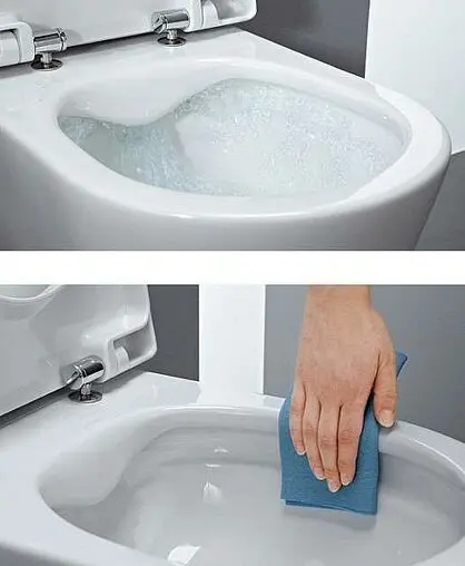 Комплект 5 в 1 Laufen Pro Rimless Z.RU93.0.761.6 с кнопкой 9.0040.1.000.000.1 белый глянцевый