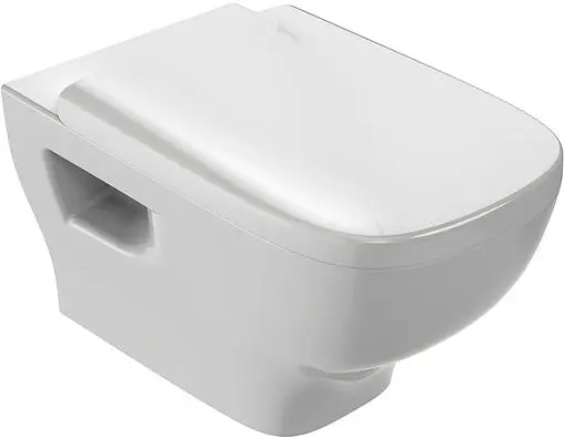 Комплект 5 в 1 Jacob Delafon Struktura E21771RU-00 с кнопкой E4316-00 белый глянцевый