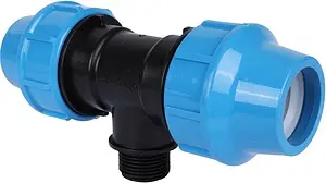 Тройник компрессионный переходной 40мм x 1"н x 40мм Джилекс 9445 Тройник компрессионный переходной 40мм x 1"н x 40мм Джилекс 9445, 5