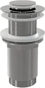 Выпуск автоматический для раковины без перелива AlcaPlast хром A394 Выпуск автоматический для раковины без перелива AlcaPlast хром A394, 1