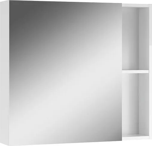 Шкаф-зеркало Айсберг Веста 80 белый DV5920HZ