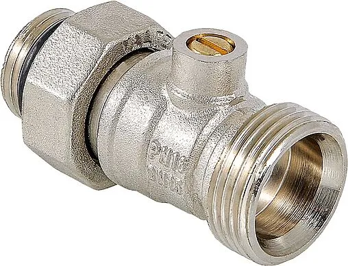 Вентиль для нижнего подключения запорный прямой ¾"ек x ¾"ек (½"н) Valtec VT.345R.N.05