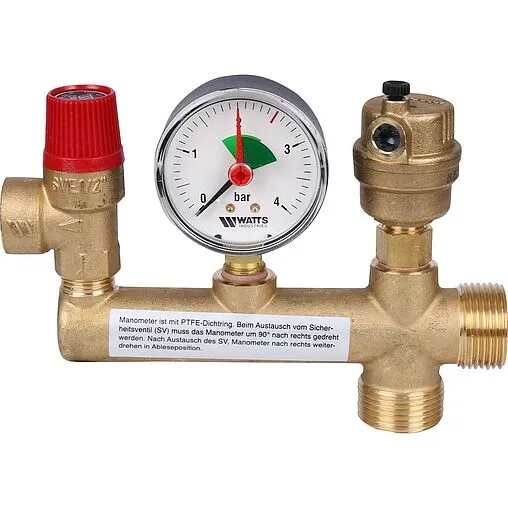 Группа безопасности котла до 40 кВт 1&quot; 2.5 бар Buderus KSS 7747304827