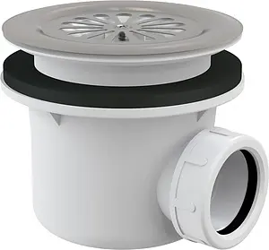 Сифон для душевого поддона AlcaPlast хром A48, 1