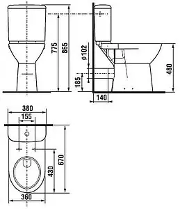 Унитаз-компакт Jika Olymp белый 8.2361.6.000.000.1+8.2761.3.000.242.1 Унитаз-компакт Jika Olymp белый 8.2361.6.000.000.1+8.2761.3.000.242.1, 2