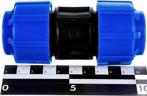 Муфта компрессионная соединительная 25мм x 25мм ТПК-Аква 50010025