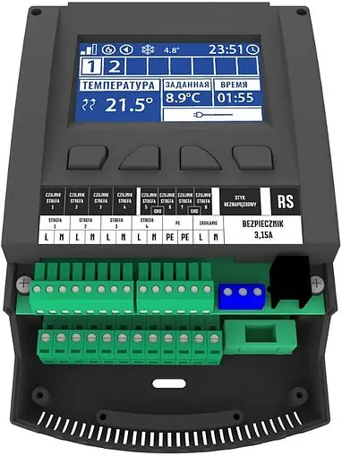 Беспроводной/проводной контроллер 4+4 зоны НЗ 230В TECH ST-L-4 WiFi WG.20.0099