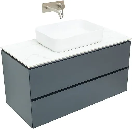 Тумба-умывальник подвесной Allen Brau Infinity 100 антрацит 1.21003.AM+