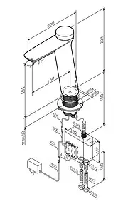 Термостат для раковины Am.Pm Inspire 2.0 хром F50A92400 Термостат для раковины Am.Pm Inspire 2.0 хром F50A92400, 2