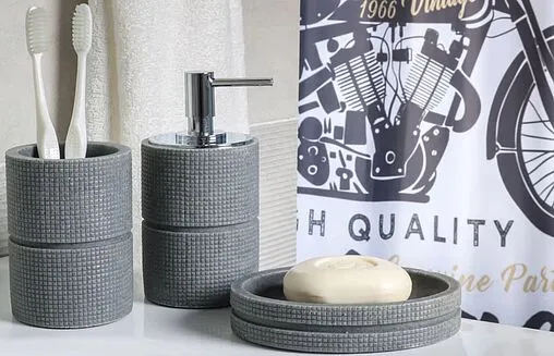 Дозатор для жидкого мыла Fixsen Nero хром/серый FX-240-1