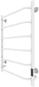 Полотенцесушитель электрический лесенка Тругор Пэк сп 6 80х50 белый ВГП Полотенцесушитель электрический лесенка Тругор Пэк сп 6 80х50 белый ВГП, 1