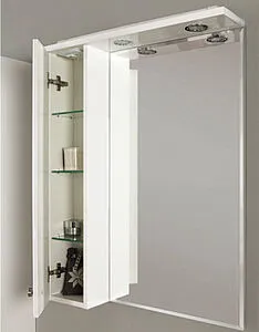 Шкаф-зеркало Aquaton Лиана 65 L белый 1A166202LL01L Шкаф-зеркало Aquaton Лиана 65 L белый 1A166202LL01L, 5