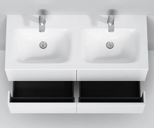 Тумба-умывальник подвесная Am.Pm Spirit 2.0 120 белый M70AFHD1202WG+M70AWCD1202WG