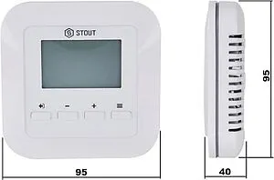 Беспроводной контроллер зонального управления Wi-Fi 8 зон НЗ 230В Stout ST-WIFI 8S mini белый STE-0101-100081, 2