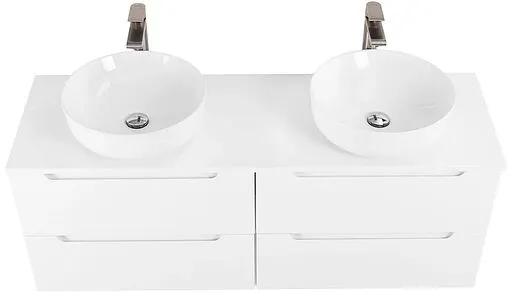 Тумба-умывальник подвесная BelBagno ETNA 120 Bianco Lucido ETNA-1200-2C-SO-BL-P+