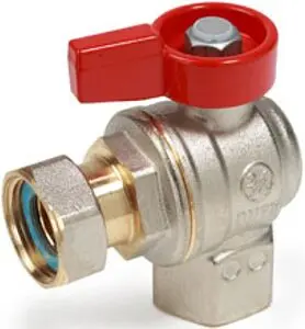 Кран шаровый с накидной гайкой угловой ½"в x ½"нг Giacomini R781PX013 Кран шаровый с накидной гайкой угловой ½"в x ½"нг Giacomini R781PX013, 4