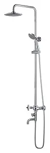 Душевая система со смесителем для ванны D&K Hessen.Lorsch хром DA1414701B09 Душевая система со смесителем для ванны D&K Hessen.Lorsch хром DA1414701B09, 1