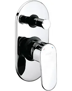 Смеситель для ванны скрытого монтажа Wasserkraft Donau хром 5361, 1