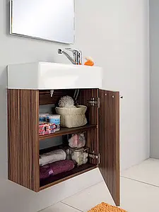 Тумба-умывальник подвесная Aquaton Эклипс 45 эбони тёмный 1A1727K1EK560, 3