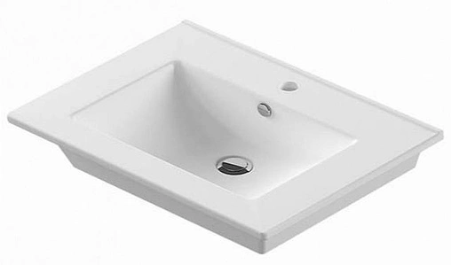 Тумба-умывальник напольная Comforty Модена 75 белый