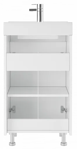 Тумба-умывальник напольная Айсберг Мечта 50 белый DM2301T+4607152361544